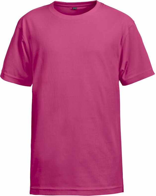 Lasten puuvillainen t-paita Rock T Junior Cerise (430)