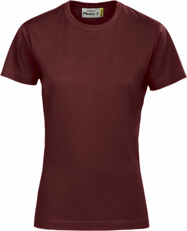 Naisten t-paita Rock T Lady Burgundy (464)