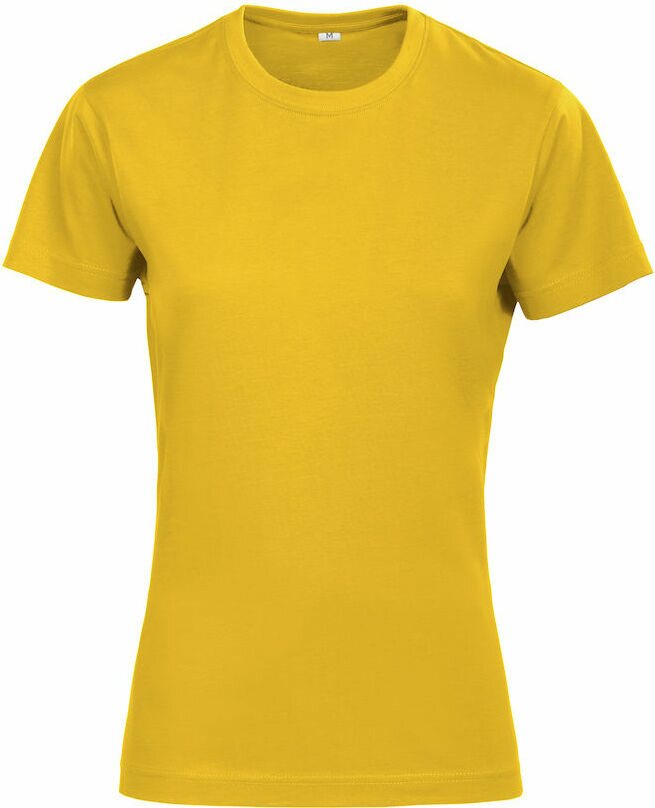 Naisten t-paita Rock T Lady Keltainen (255)