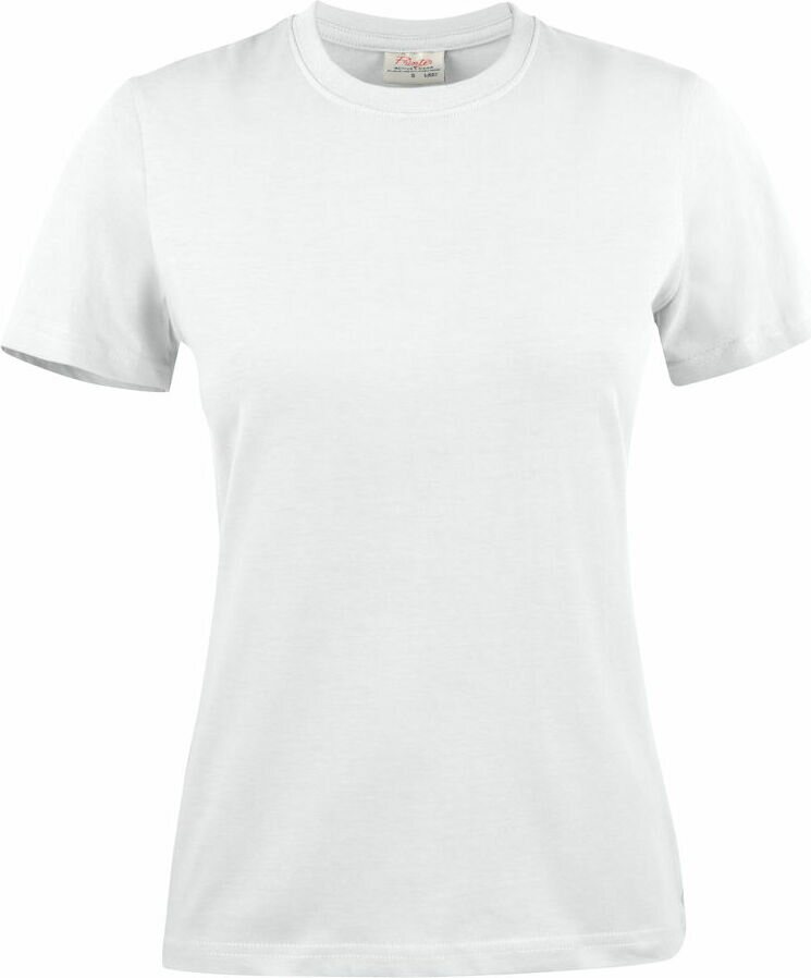 Naisten t-paita Heavy Lady Valkoinen (100)