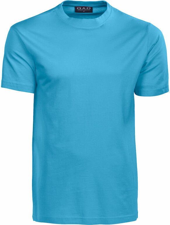 Miesten puuvillainen t-paita Auckland Turkoosi (740)