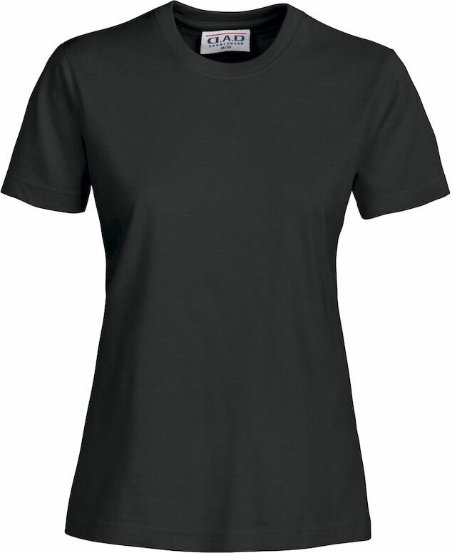 Naisten puuvillainen t-paita Auckland Lady Musta (990)