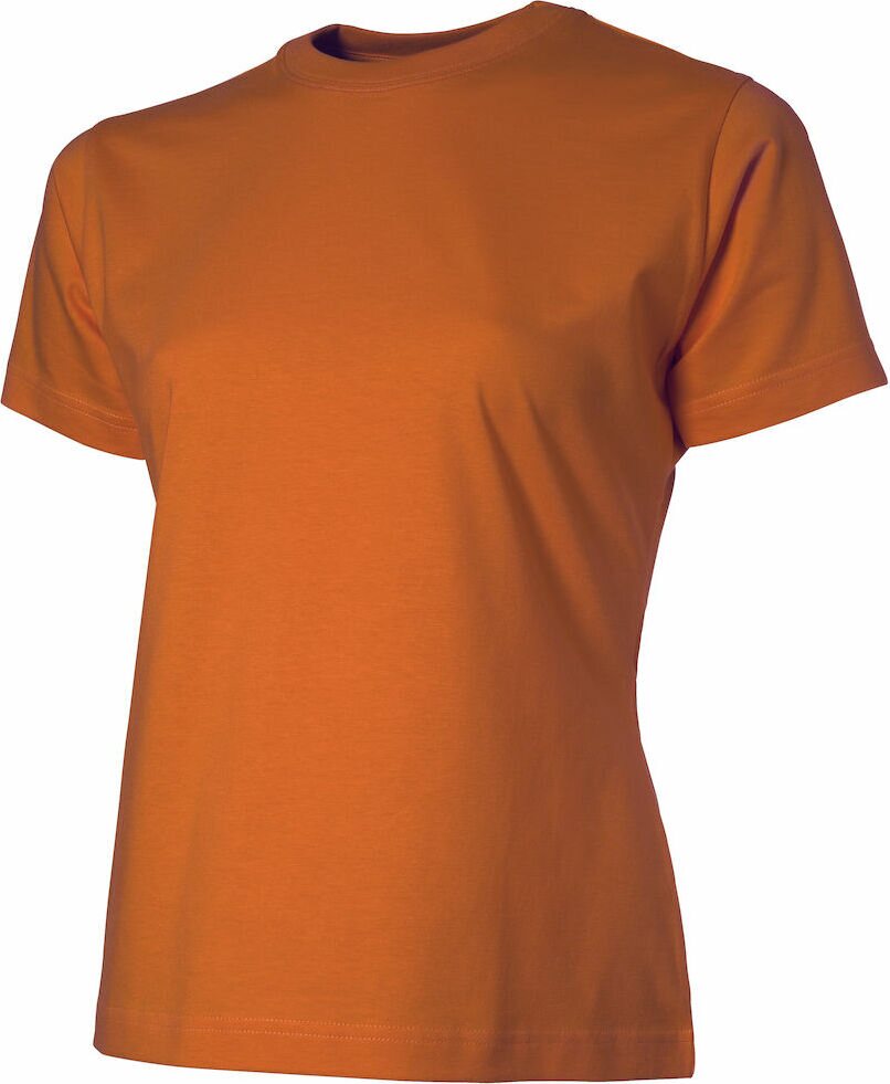 Naisten puuvillainen t-paita Auckland Lady Oranssi (296)