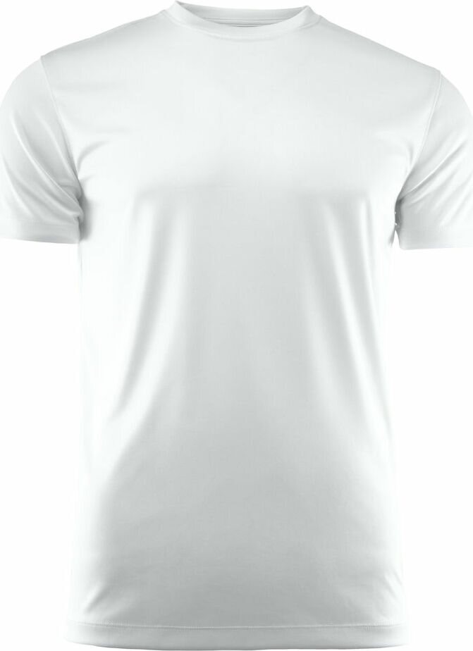 Miesten tekninen t-paita Run Valkoinen (100)