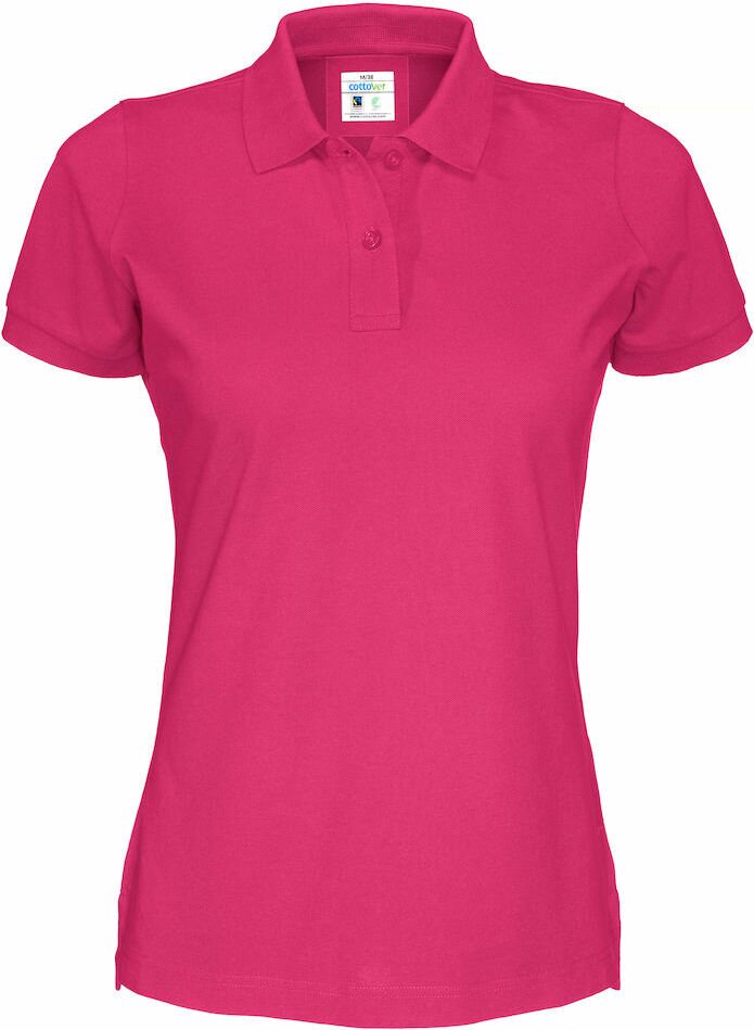 Naisten klassinen Pikee Lady Cerise (435)