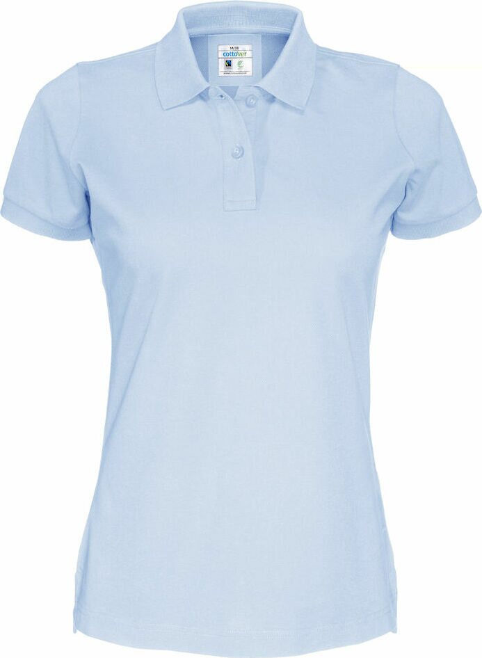 Naisten klassinen Pikee Lady Taivaansininen (725)