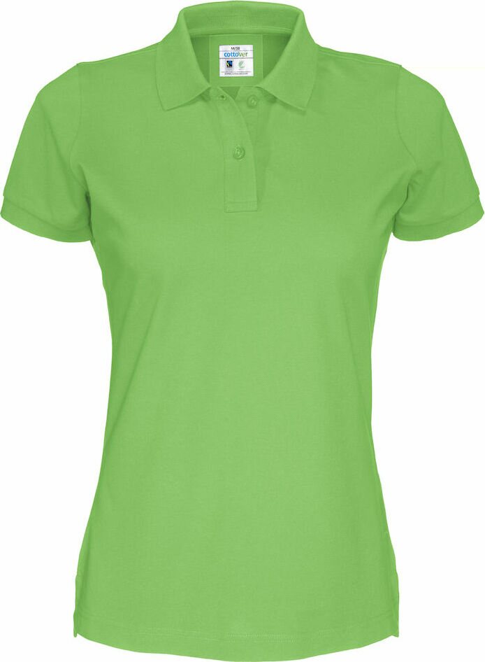 Naisten klassinen Pikee Lady Vihreä (645)