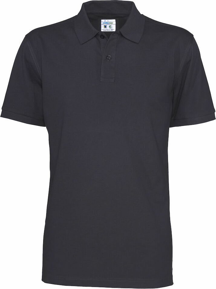 Miesten klassinen Pikee Tummansininen (855)