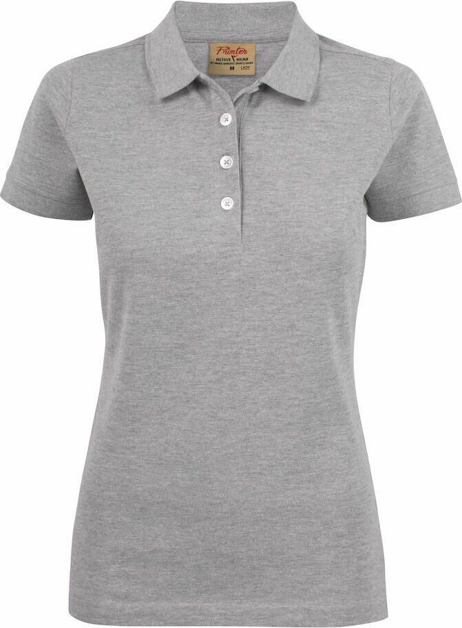 Naisten pikee Surf Stretch Lady Meleerattu harmaa (120)