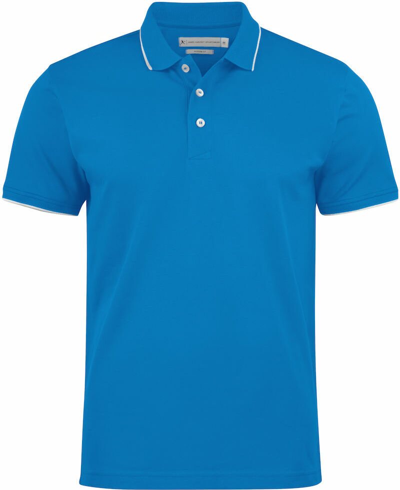 Miesten klassinen pikee Greenville Modern Sininen (631)