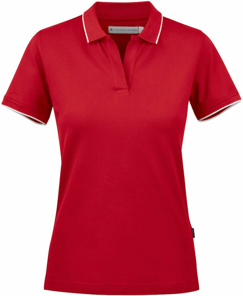 Naisten klassinen pikee Greenville Woman Punainen (400)