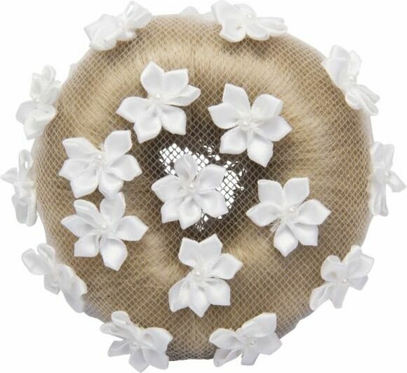 Imperial Riding Nutturaverkko kukilla Valkoinen