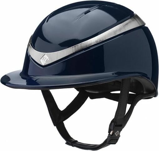 Charles Owen Halo Glossy ratsastuskypärä Navy