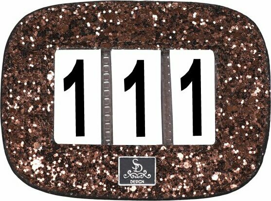 SD Design glitter kisanumero Ruskea