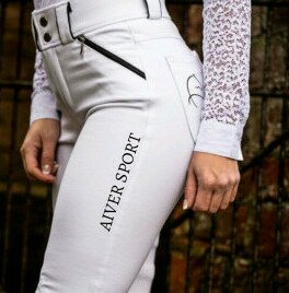 Aiver Sport 4D kisahousut kokogeelipaikalla Valkoinen