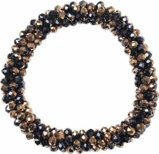 SD Design Lily scrunchie Musta/kulta