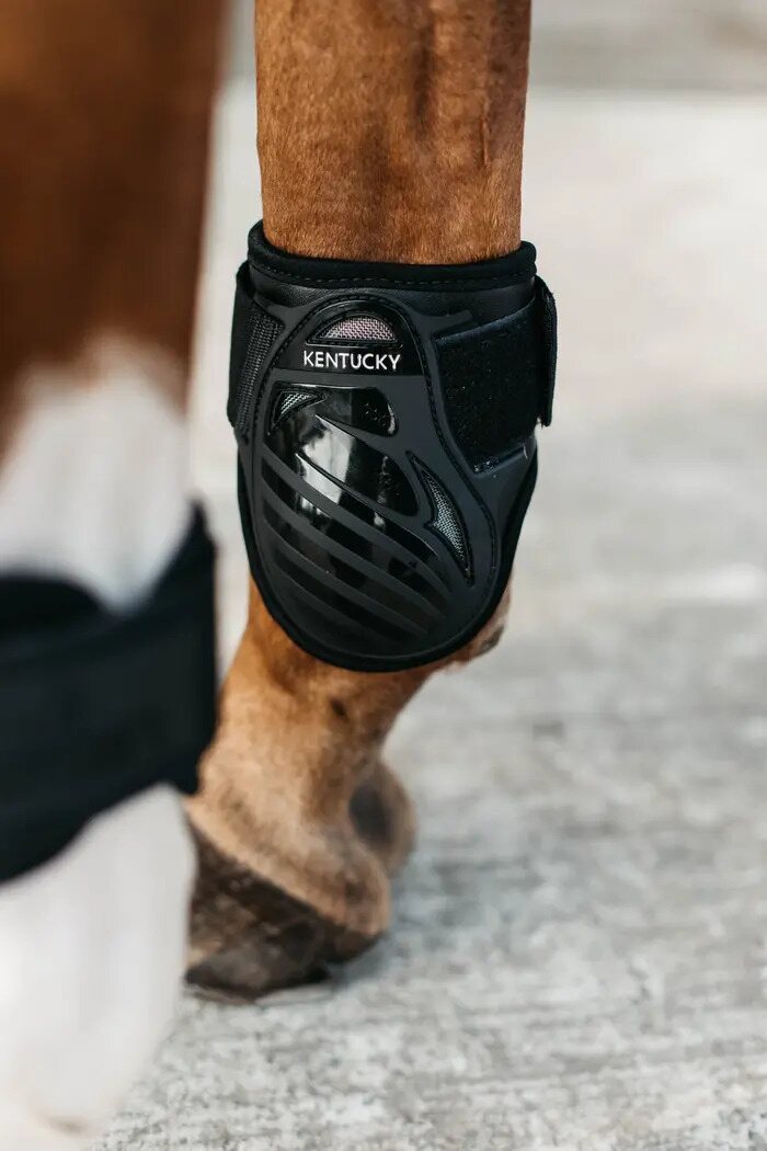 Kentucky Young Horse Fetlock hivutussuojat Musta