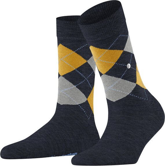 Burlington Melange Marylebone sukat Navy/Oranssi