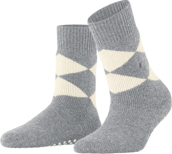 Burlington Cosy Argyle sukat Grey Melange