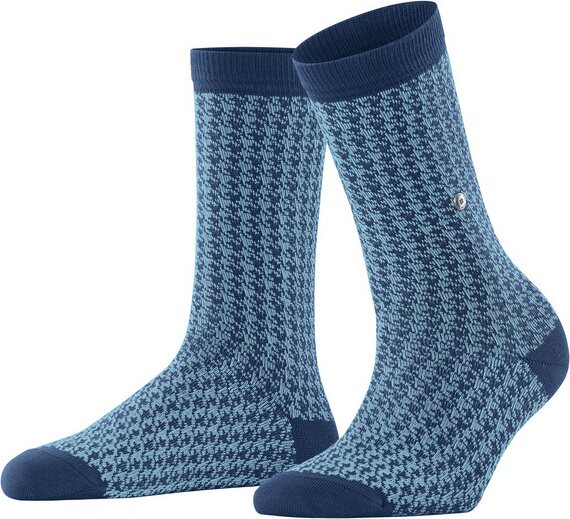 Burlington Pepita nilkkasukat Royal Blue