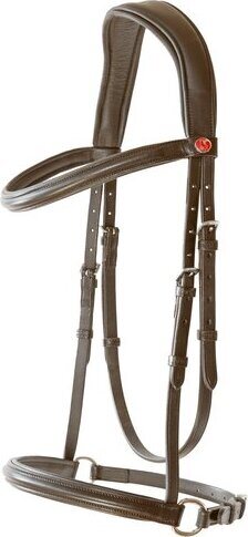 Kieffer Ultrasoft Kendra sidepull kuolaimettomat suitset Ruskea