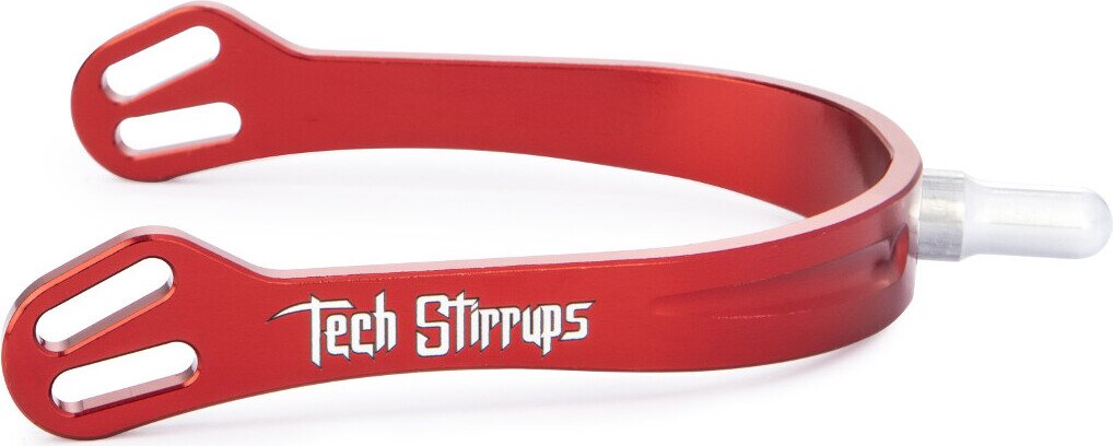 Tech Stirrups Verona Long kannukset Punainen