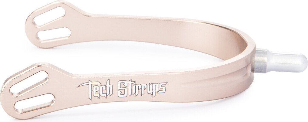 Tech Stirrups Verona Long kannukset Ruusukulta