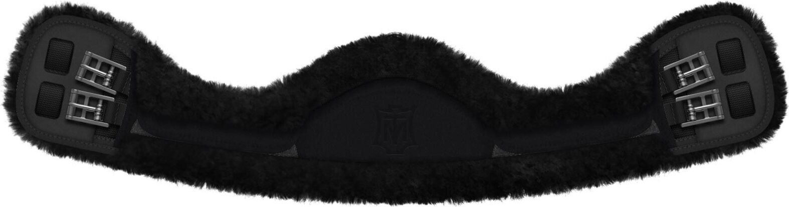 Mattes Slimline Crescent lyhyt satulavyö Musta/Musta