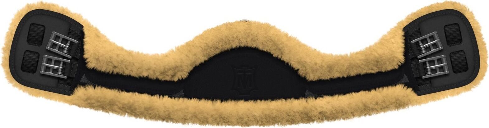 Mattes Slimline Crescent lyhyt satulavyö Musta/Natural