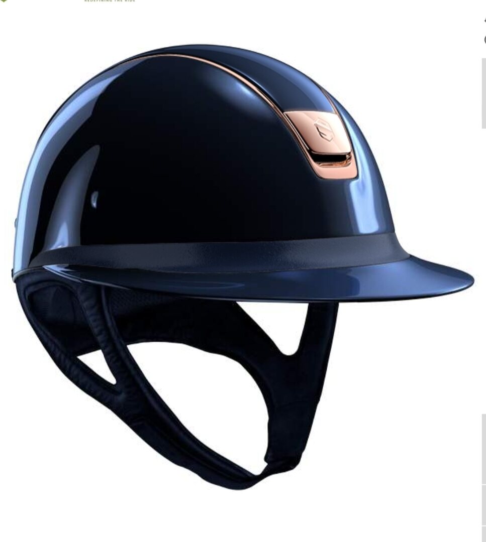 Samshield Miss Shield 2.0 Glossy Rosegold ratsastuskypärä Navy