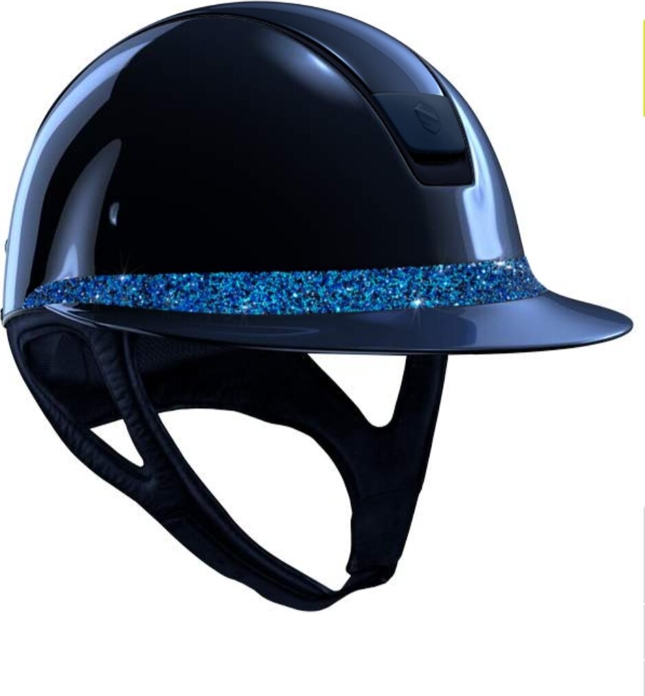 Samshield Miss Shield Custom Glossy Ultra Fine Rock 2.0 ratsastuskypärä Navy