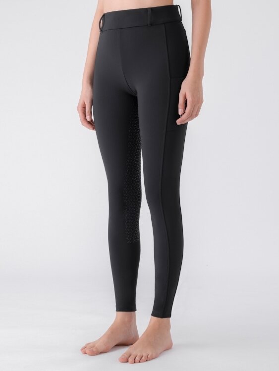 Equiline Naisten talviratsastuslegginssit Musta