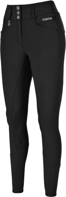 Pikeur Candela Corkshell McCrown talviratsastushousut kokopaikalla Musta