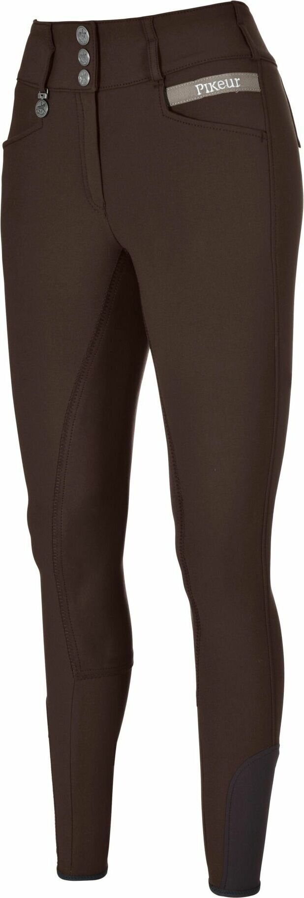 Pikeur Candela Corkshell McCrown talviratsastushousut kokopaikalla Chocolate