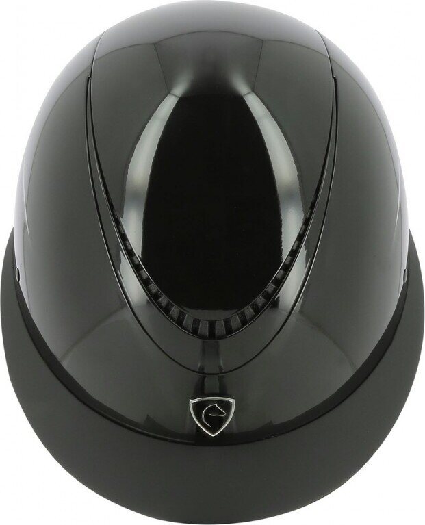 EquiThéme Wings Mips ratsastuskypärä Glossy Musta