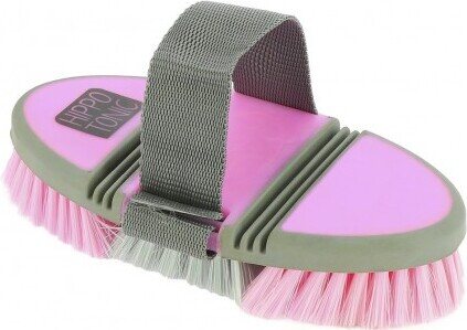 Hippo-Tonic Softgrip harja Vaaleanpunainen