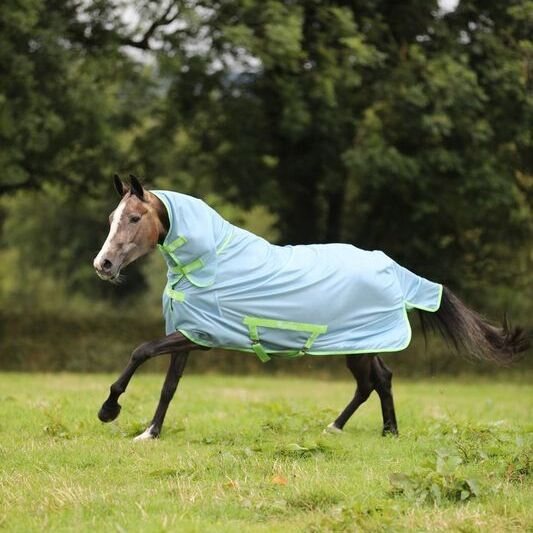 Bucas Freedom Fly Sheet Full Neck hyönteisloimi Cool Blue