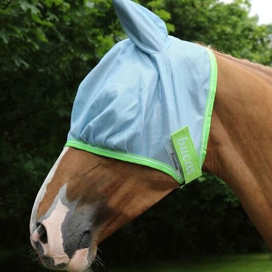 Bucas Freedom Fly Mask hyönteishuppu Cool Blue