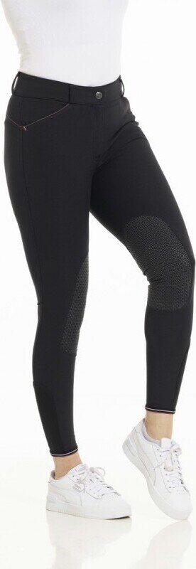 EquiThéme Yolande kneegrip ratsastushousut Musta