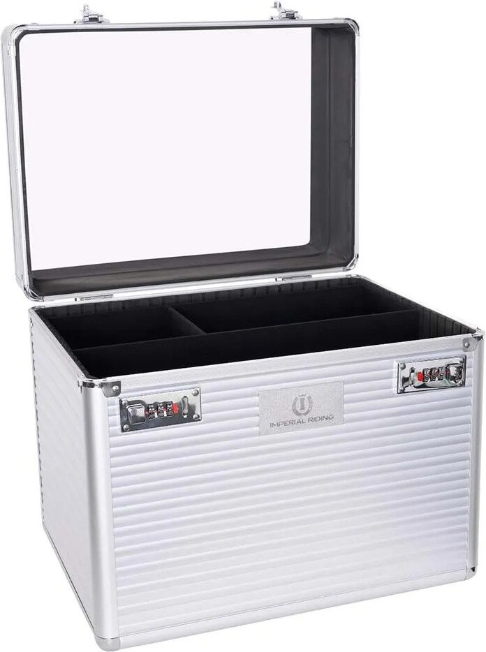 Imperial Riding Grooming box shiny hoitolaatikko Shiny Silver
