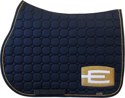 Equiline Octagon E-logo Glitter satulahuopa Navy/Kulta Glitter