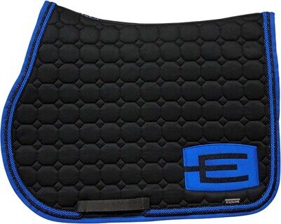 Equiline Octagon E-logo Glitter satulahuopa 2-nyörillä Musta/Royal Blue