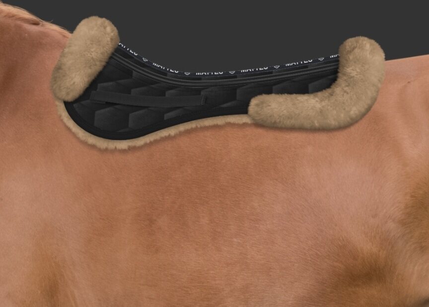 Mattes EWWA correction Velvet lampaankarvaromaani Musta/Ocre