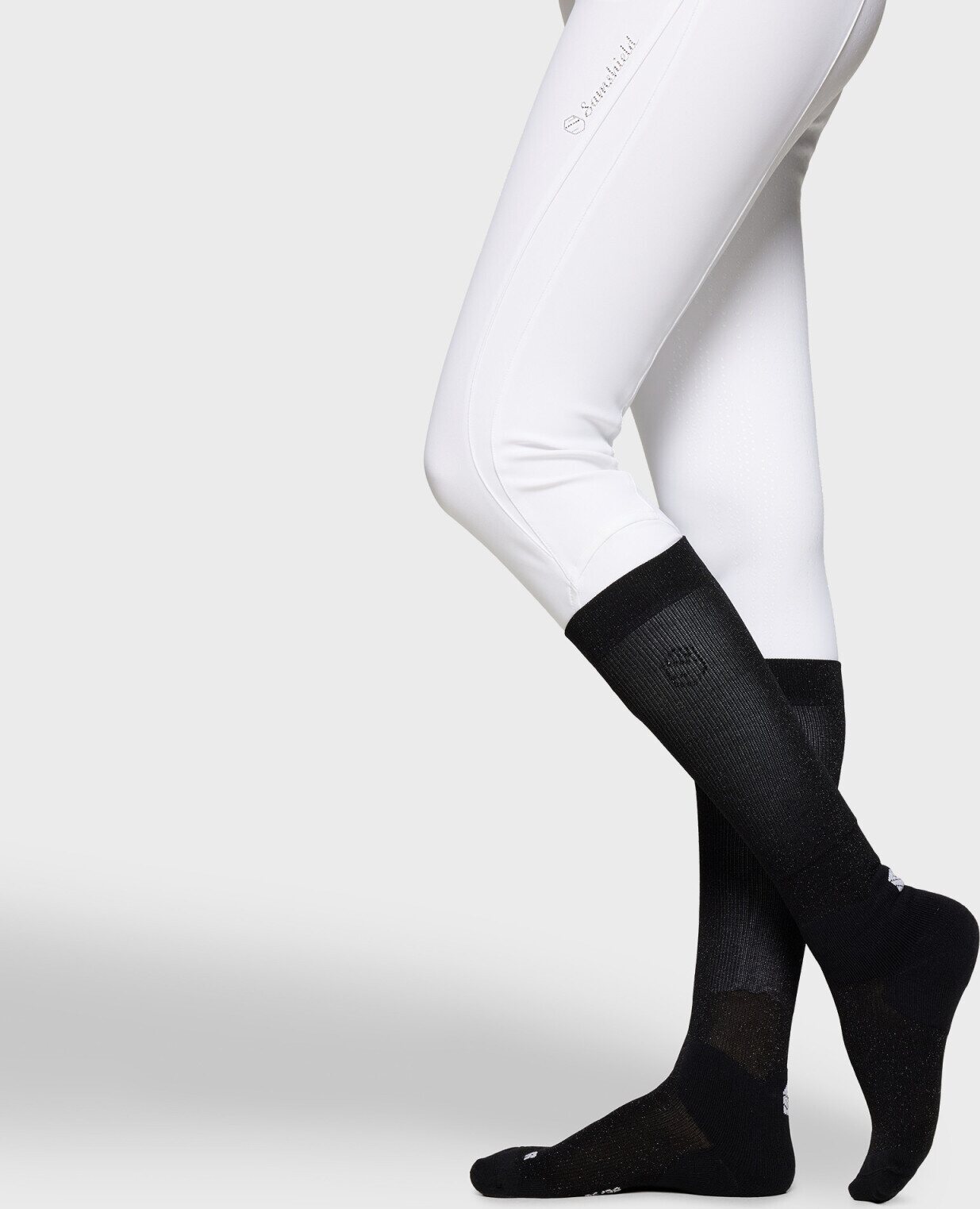 Samshield Balzane Soft ratsastussukat Black Lurex