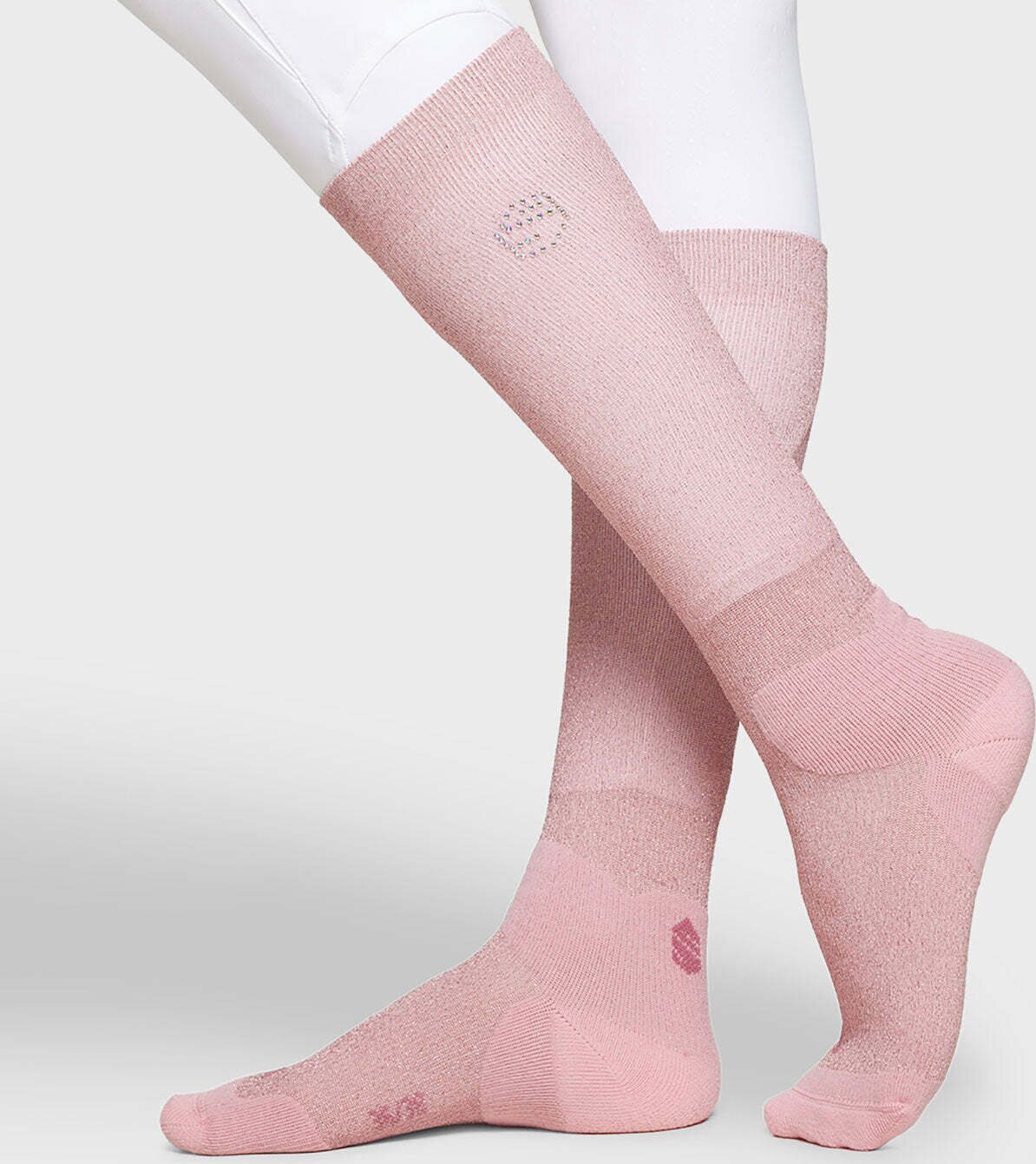 Samshield Balzane Soft ratsastussukat Light Blush Lurex