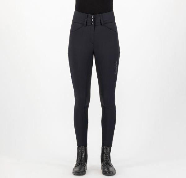 Euro-Star Aurelia Grip Connect Thermaline ratsastushousut Musta