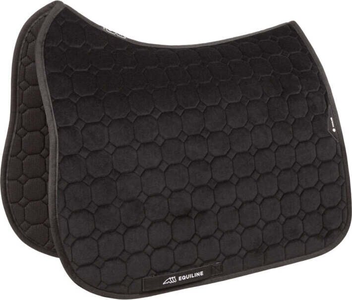 Equiline Garog Velvet satulahuopa Musta