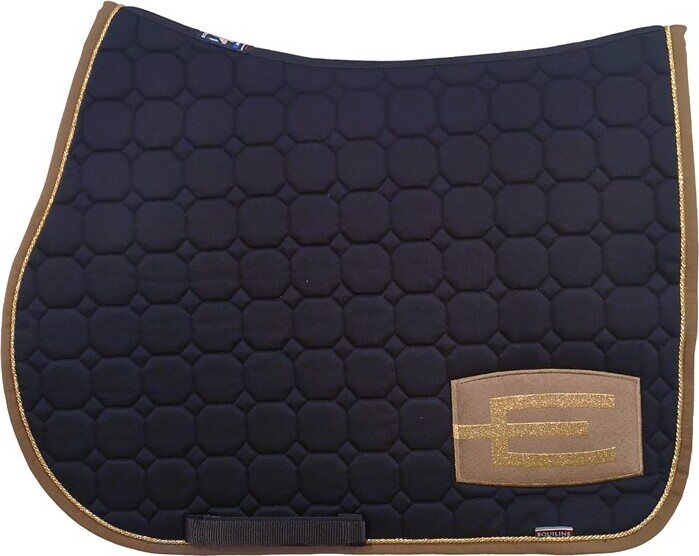 Equiline Octagon E-logo Glitter satulahuopa Navy/Cappucino