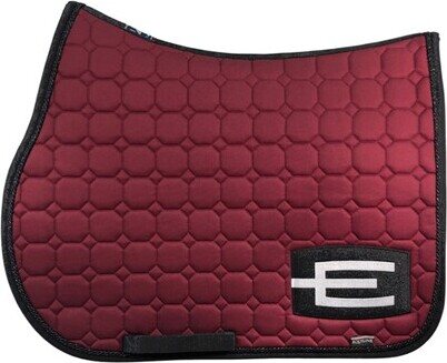Equiline Octagon E-logo Glitter satulahuopa Burgundy/Musta