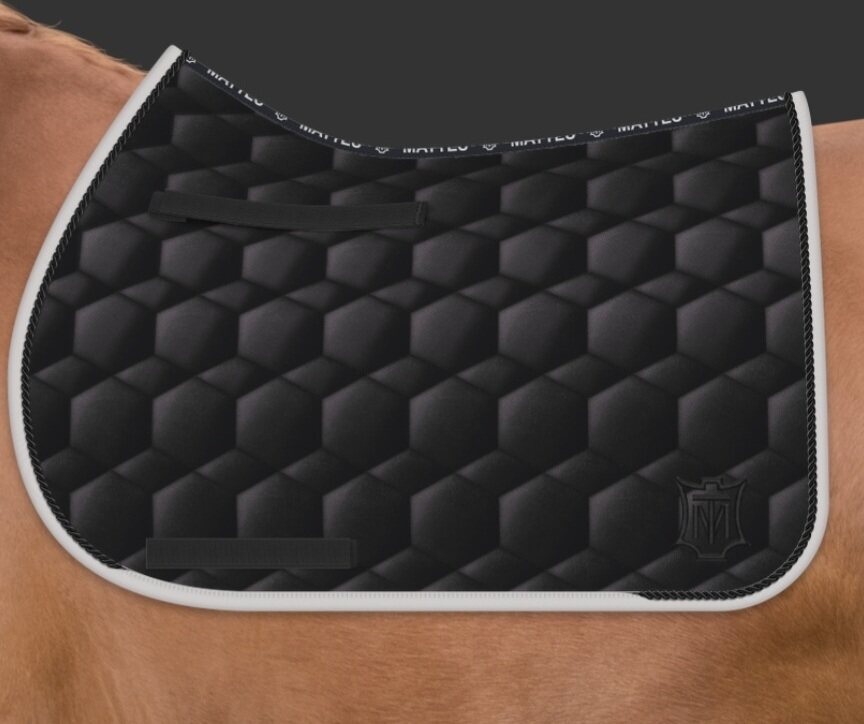 Mattes Sheen Square pad heijastinkantilla Musta